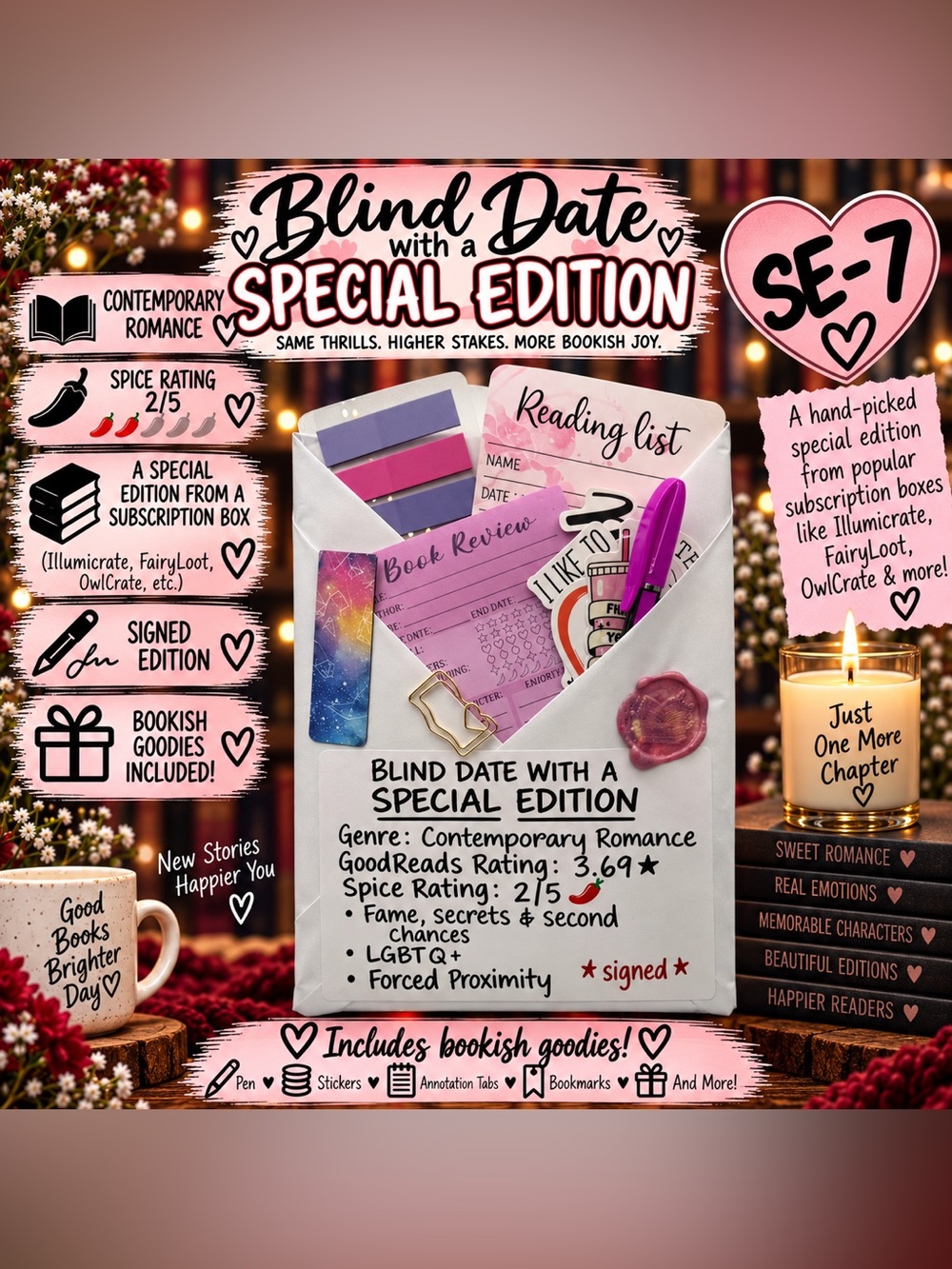 Blind Date with a Special Edition #7 – Contemporary Romance Book + Accessories